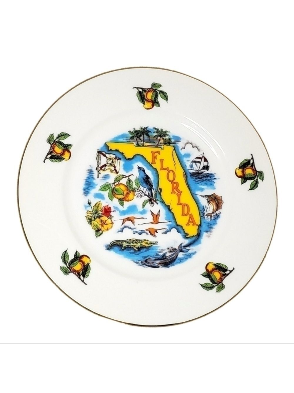 Florida Souvenir Decorative Plate